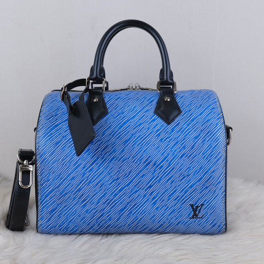Louis Vuitton Speedy Bandouliere EPI 25 Denim