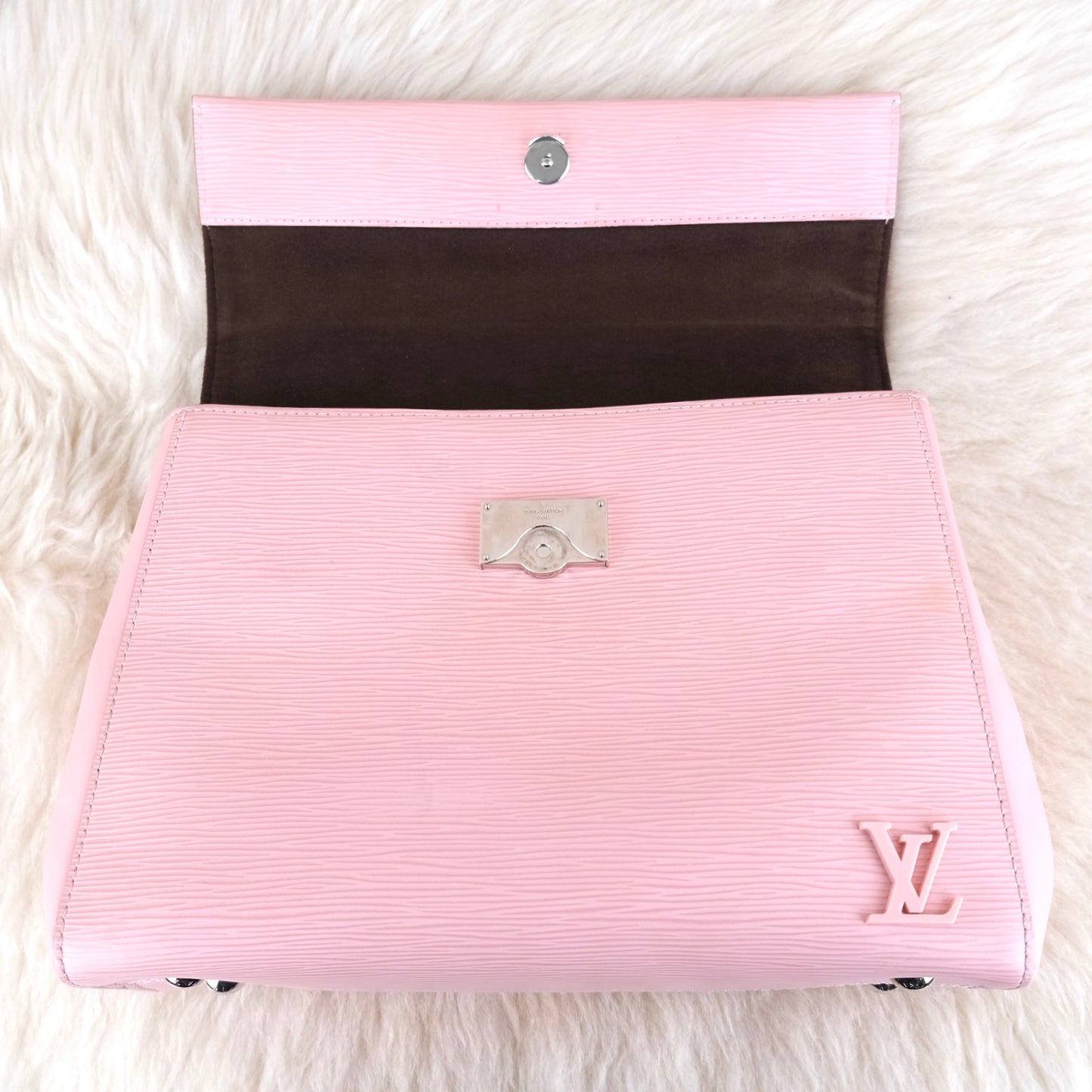 Louis Vuitton Clunny MM Rose Ballerine EPI