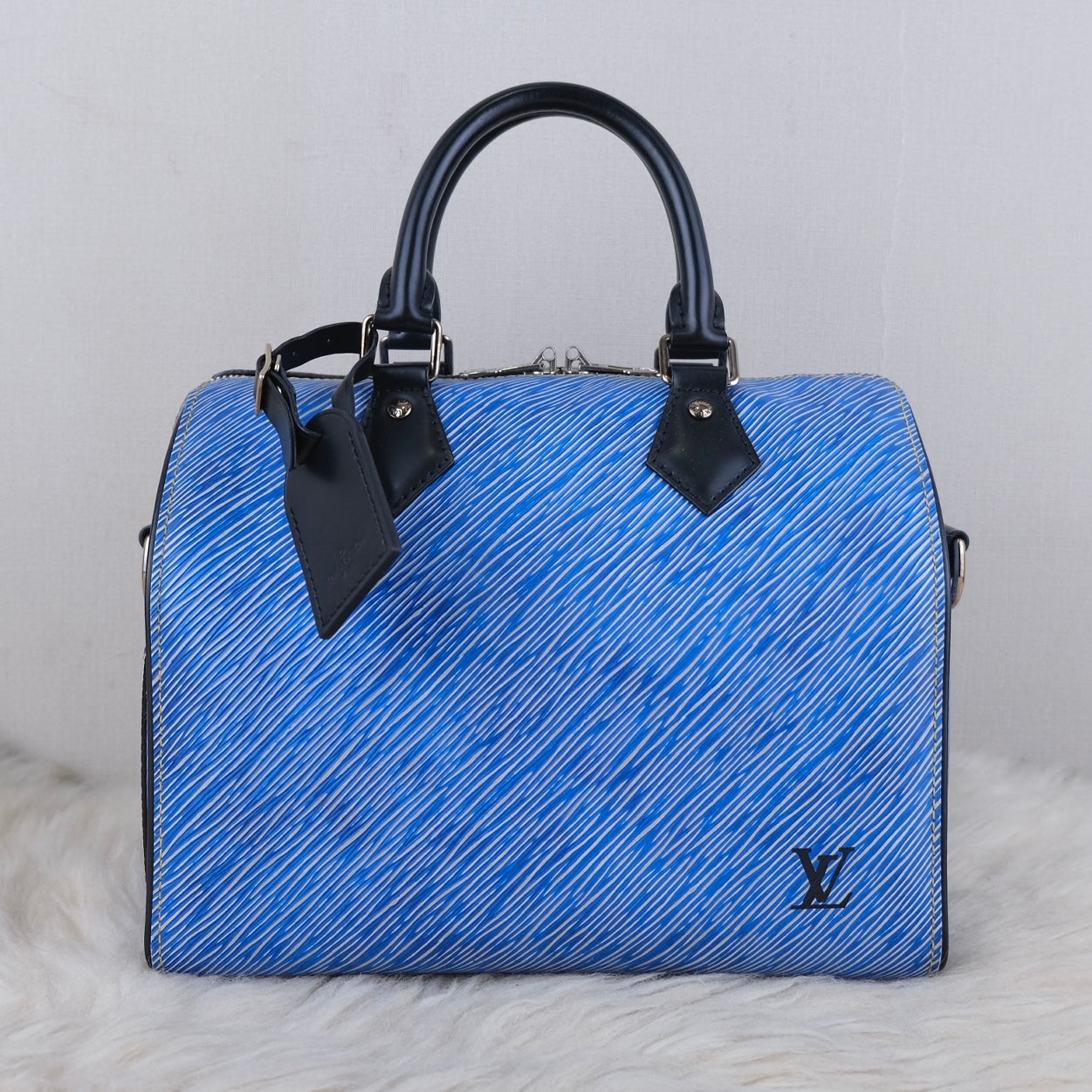 Louis Vuitton Speedy Bandouliere EPI 25 Denim